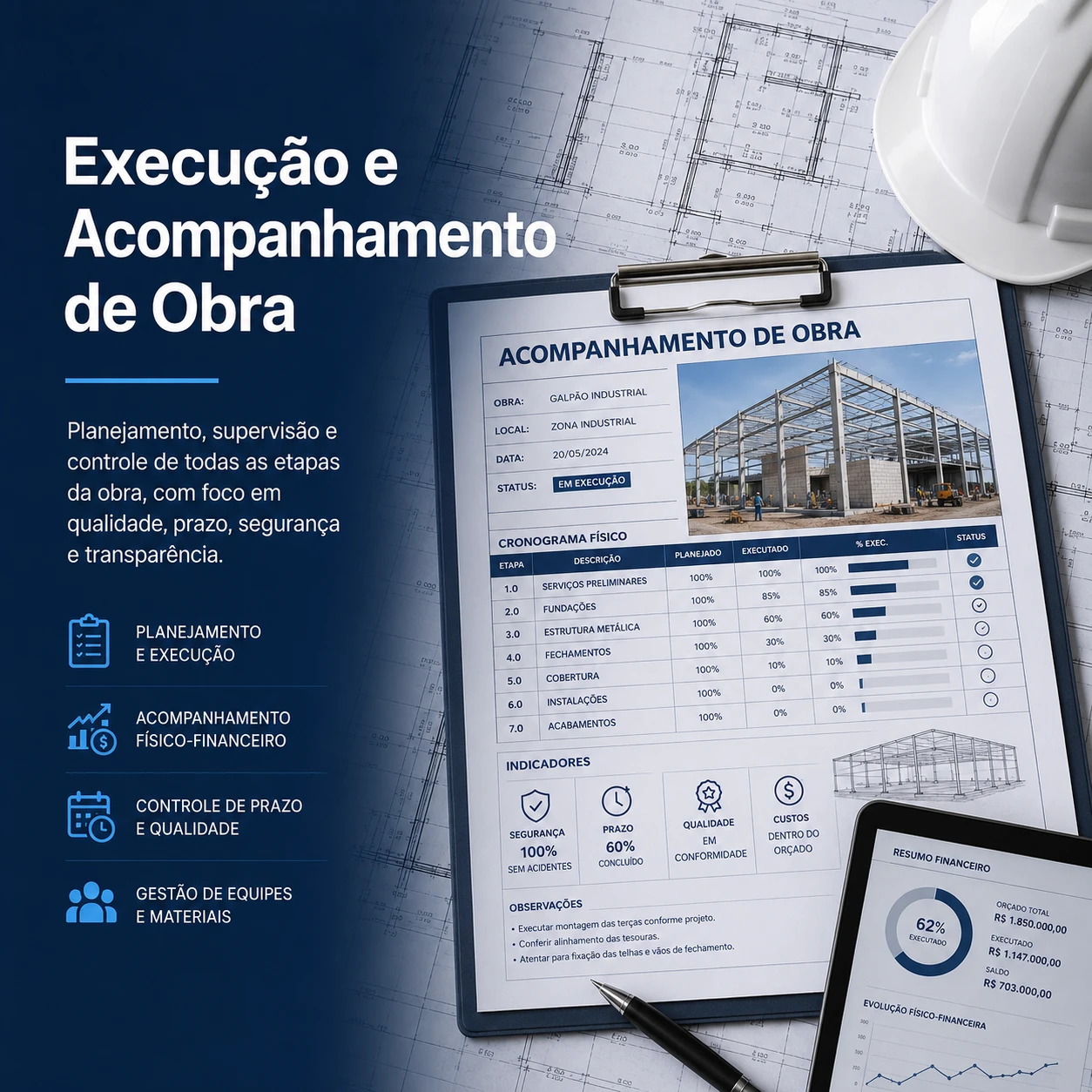 Gerenciamento e Acompanhamento de Obra